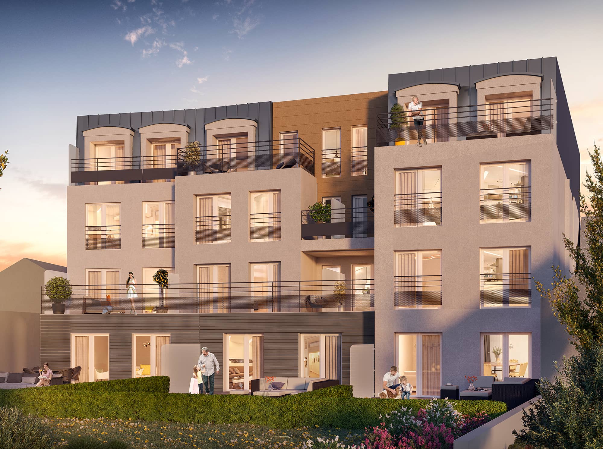 81 Foch - Perspective Jardin